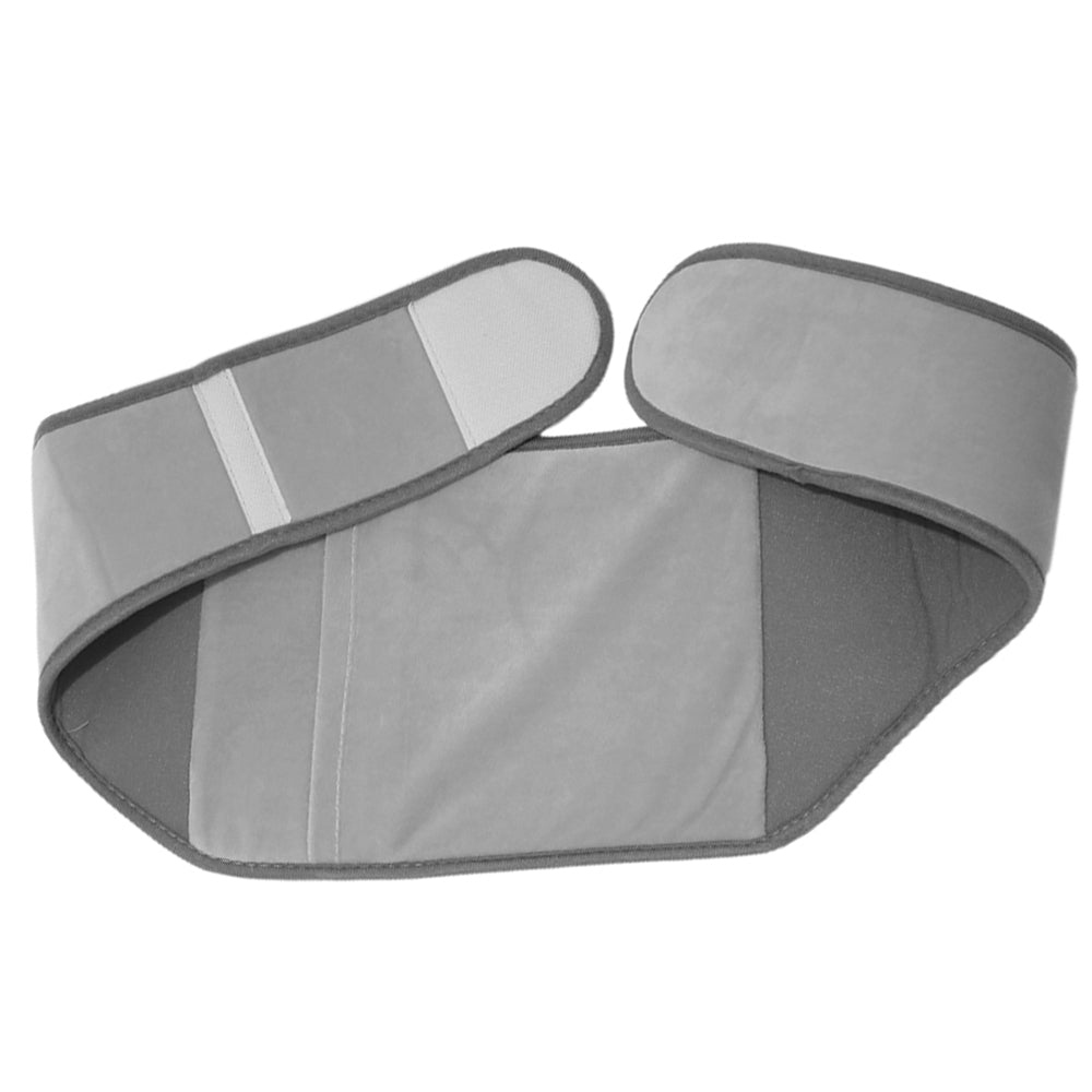 Hot Water Bottle Bag with Plush Waist Cover Belt Grey