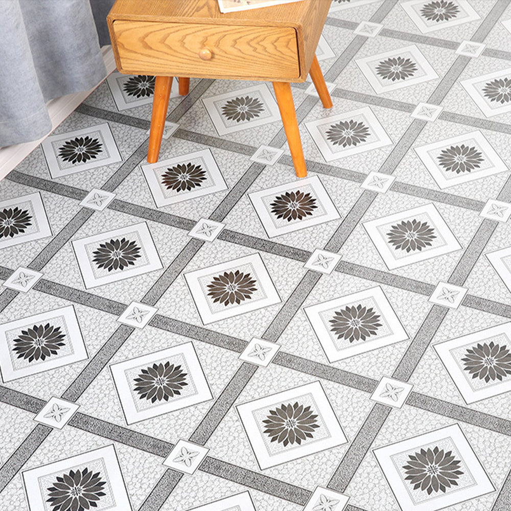 2 Sheet 0.5x2m Peel and Stick Floor Tile Style 4