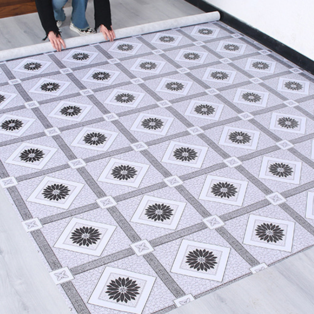 2 Sheet 0.5x2m Peel and Stick Floor Tile Style 4