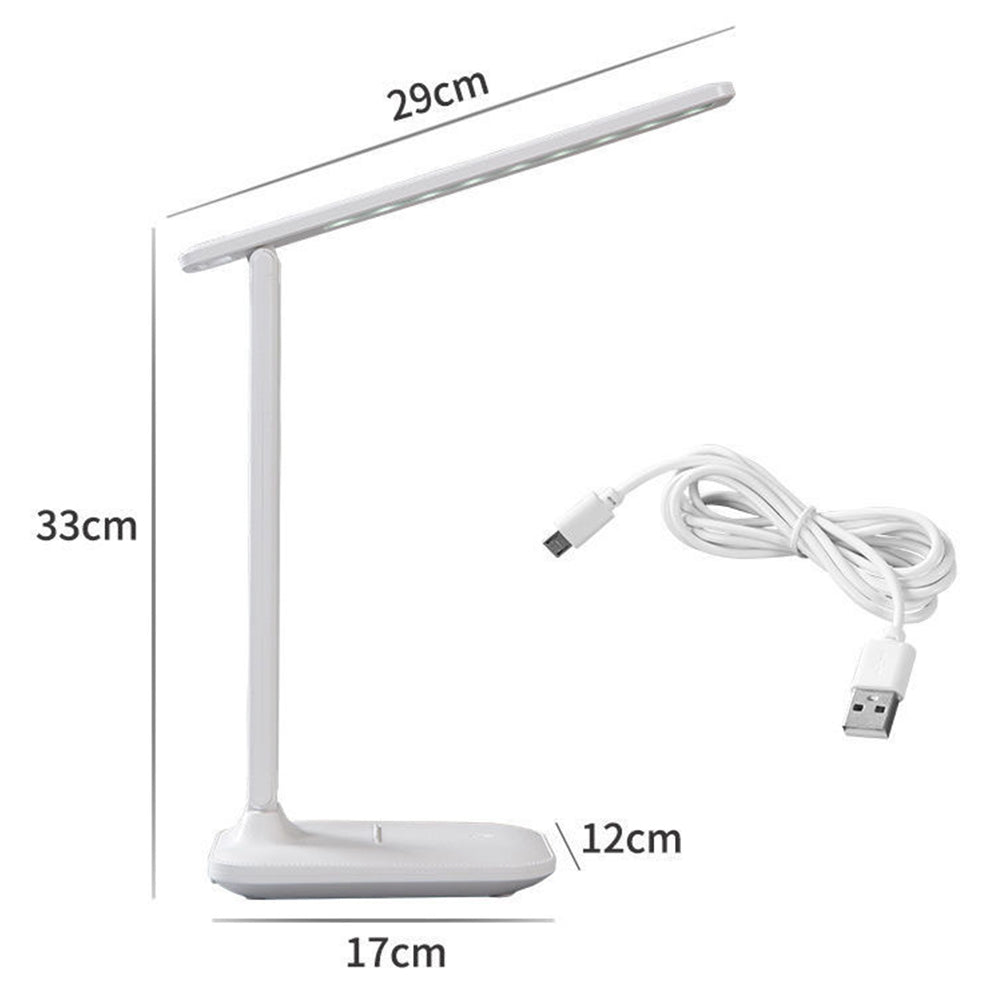 2Pcs LED Touch Dimming Reading Desk Lamp Night Light