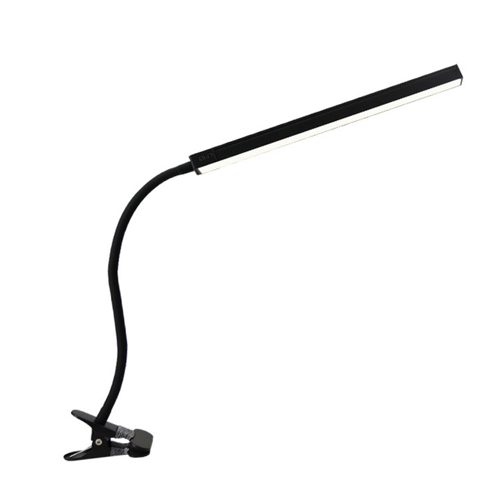 USB Clip On Desk Lamp with 3 Color Modes Clip on LED Light Reading Light Flexible Gooseneck Clamp Light