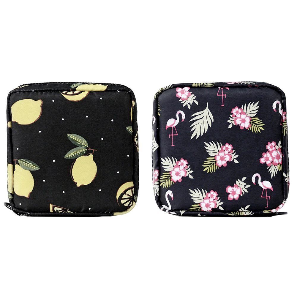 2Pcs Women Sanitary Napkin Storage Bags