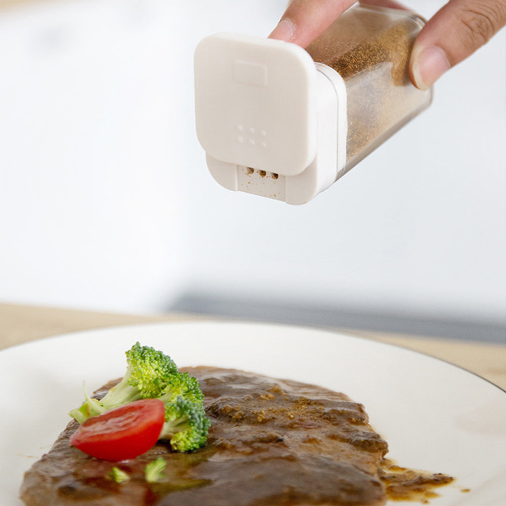 Set of 4Pcs Kitchen Spice Jar Seasoning Bottle