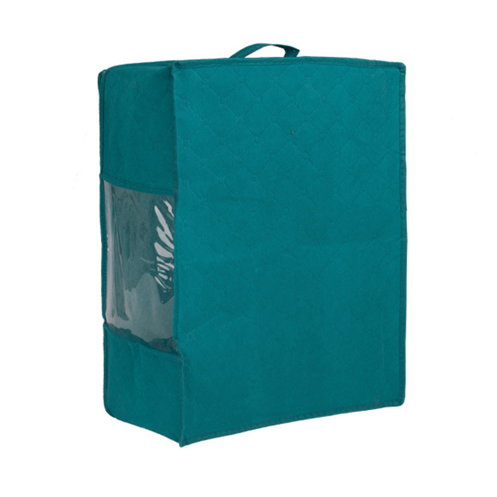 1Pcs Foldable Clothes Quilt Blanket Storage Bag Blue