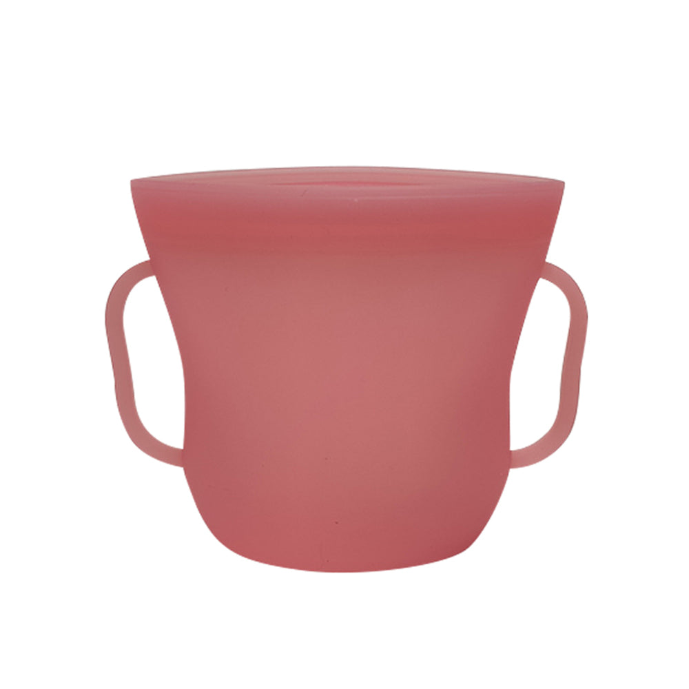 2Pcs Silicone Food Storage Bags Sealer Pouch Pink Blue