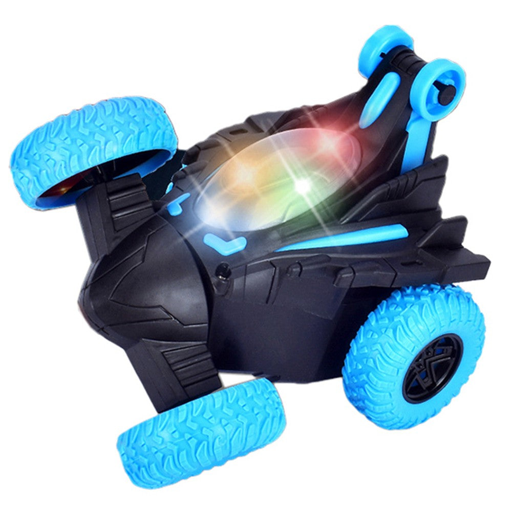 2Pcs Electric Special Effect Dump Truck Black and Red