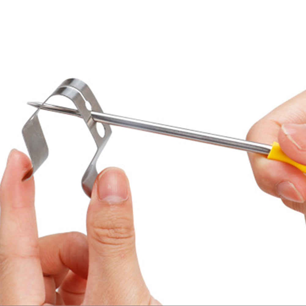 6Pcs BBQ Meat Grill Thermometer Probe Clip Holder