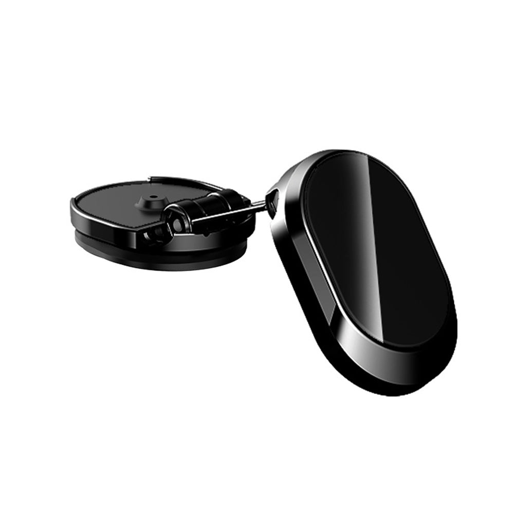 360 Rotating Folding Magnetic Car Phone Holder Black