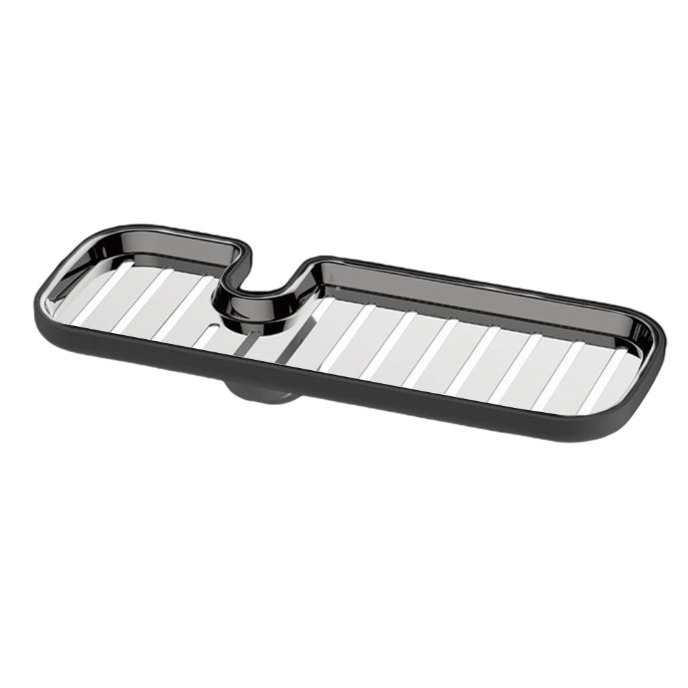 Over Faucet Kitchen Sink Sponge Brush Storage Holder Black