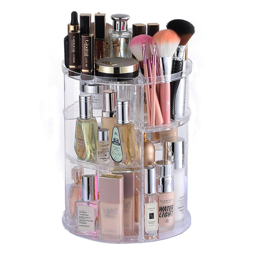 360 Degree Rotating Makeup Organizer Box