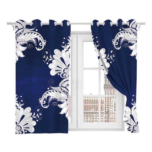 Pair of Printed Full Blackout Curtains Style 2 Medium