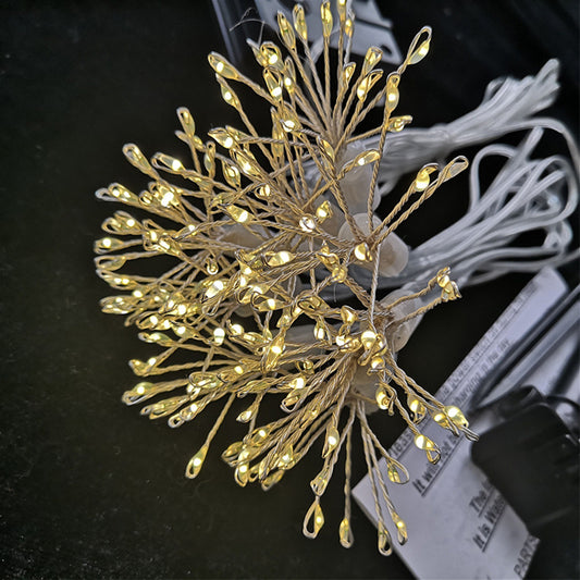 150 LEDs Fairy String Lights Fireworks Lamp with 8 Modes