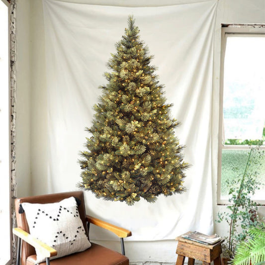 100x150cm Christmas Tree Tapestry Xmas Home Decor Style 2