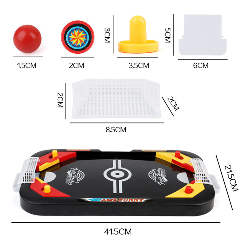 2 in 1 Tabletop Soccer and Hockey Game Set