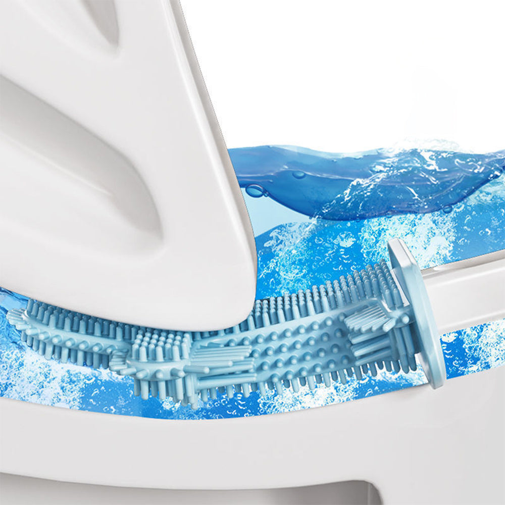 Wall Mounted Cactus Shaped Toilet Brush Navy Blue