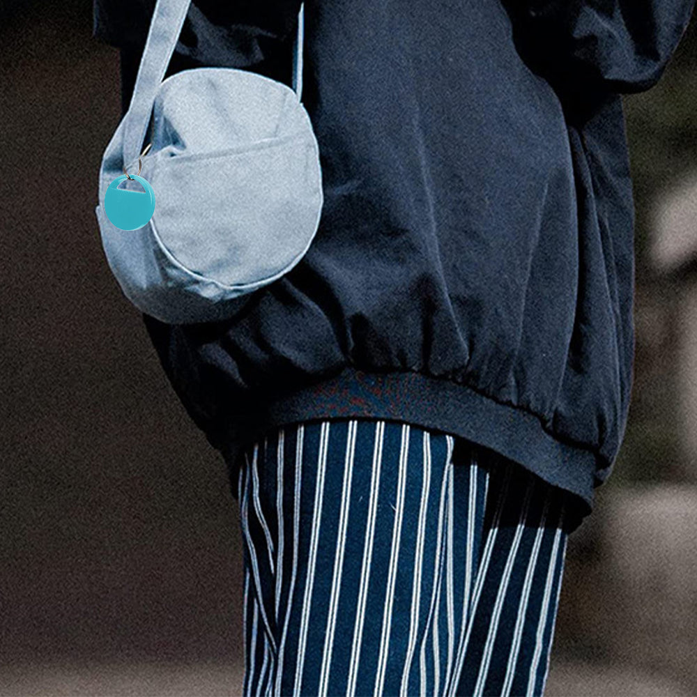 2Pcs Bluetooth Key Finder GPS Tracker Blue Green