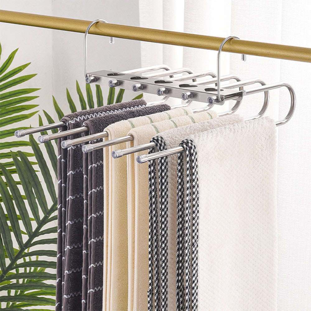 8 Rods Magic Pants Hangers Scarf Hangers