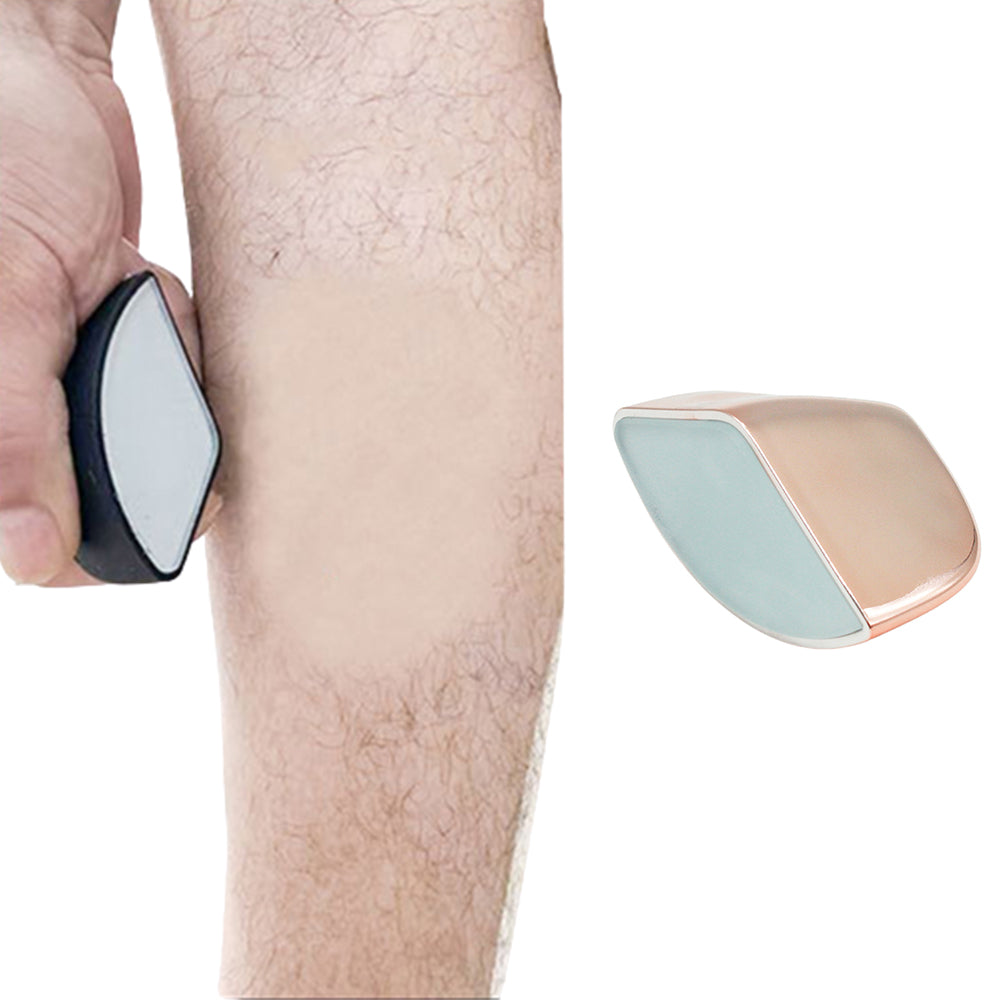 2X Manual Nano Hair Eraser Painless Hair Remover Rose Gold Black