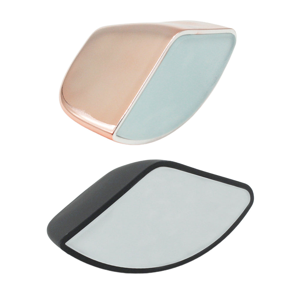 2X Manual Nano Hair Eraser Painless Hair Remover Rose Gold Black