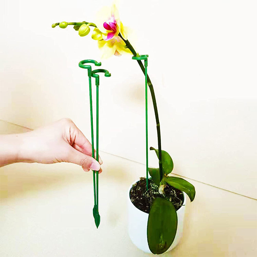 10Pcs 17cm Single Stem Flower Plant Support Stakes Support Rings