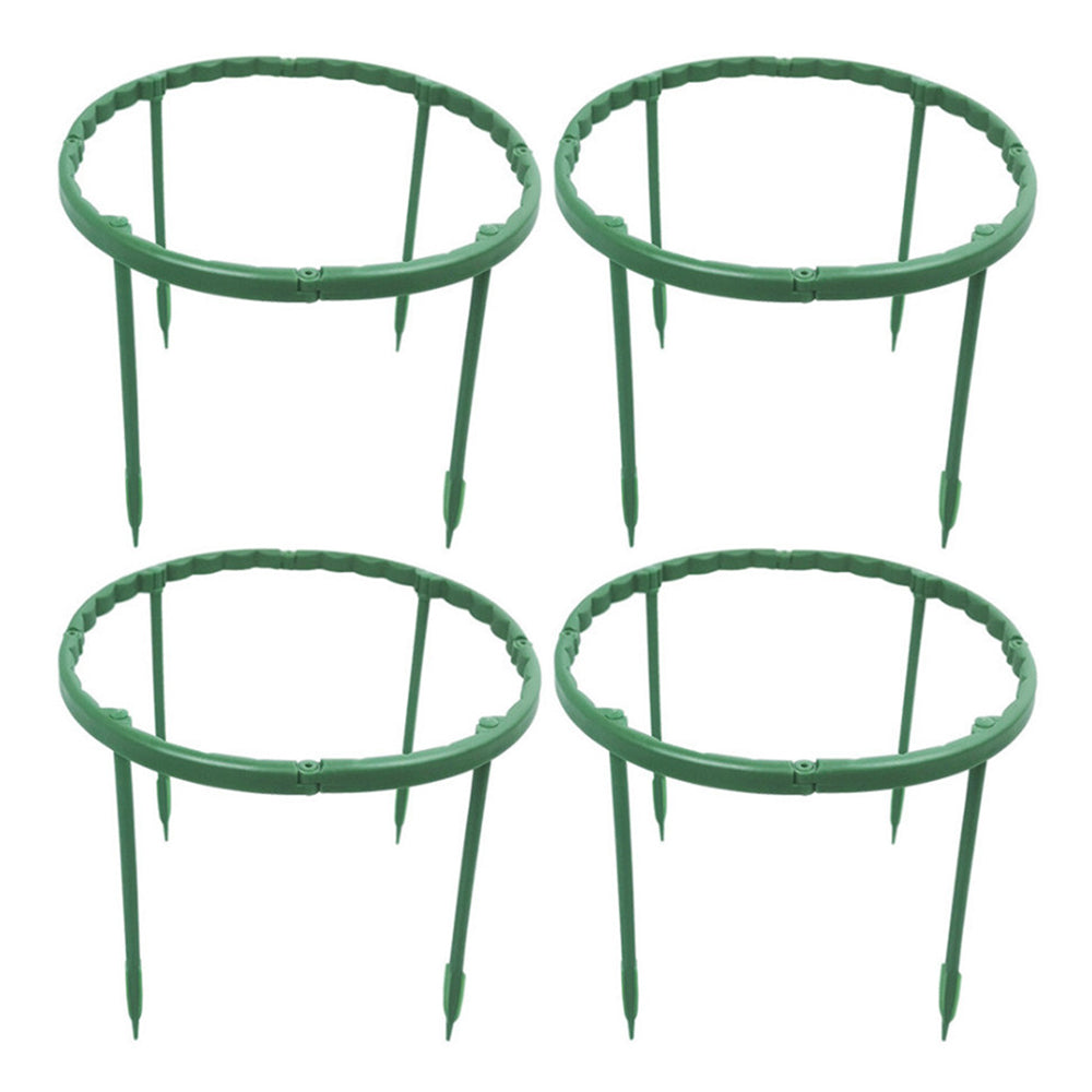 4 Sets of 15cm Climbing Plant Support Stakes Support Rings