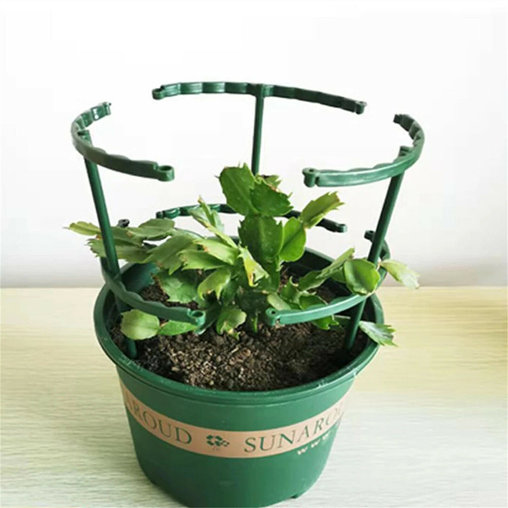 4 Sets of 15cm Climbing Plant Support Stakes Support Rings