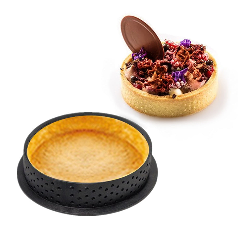 8Pcs DIY Round Perforated Cake Mold Cutter