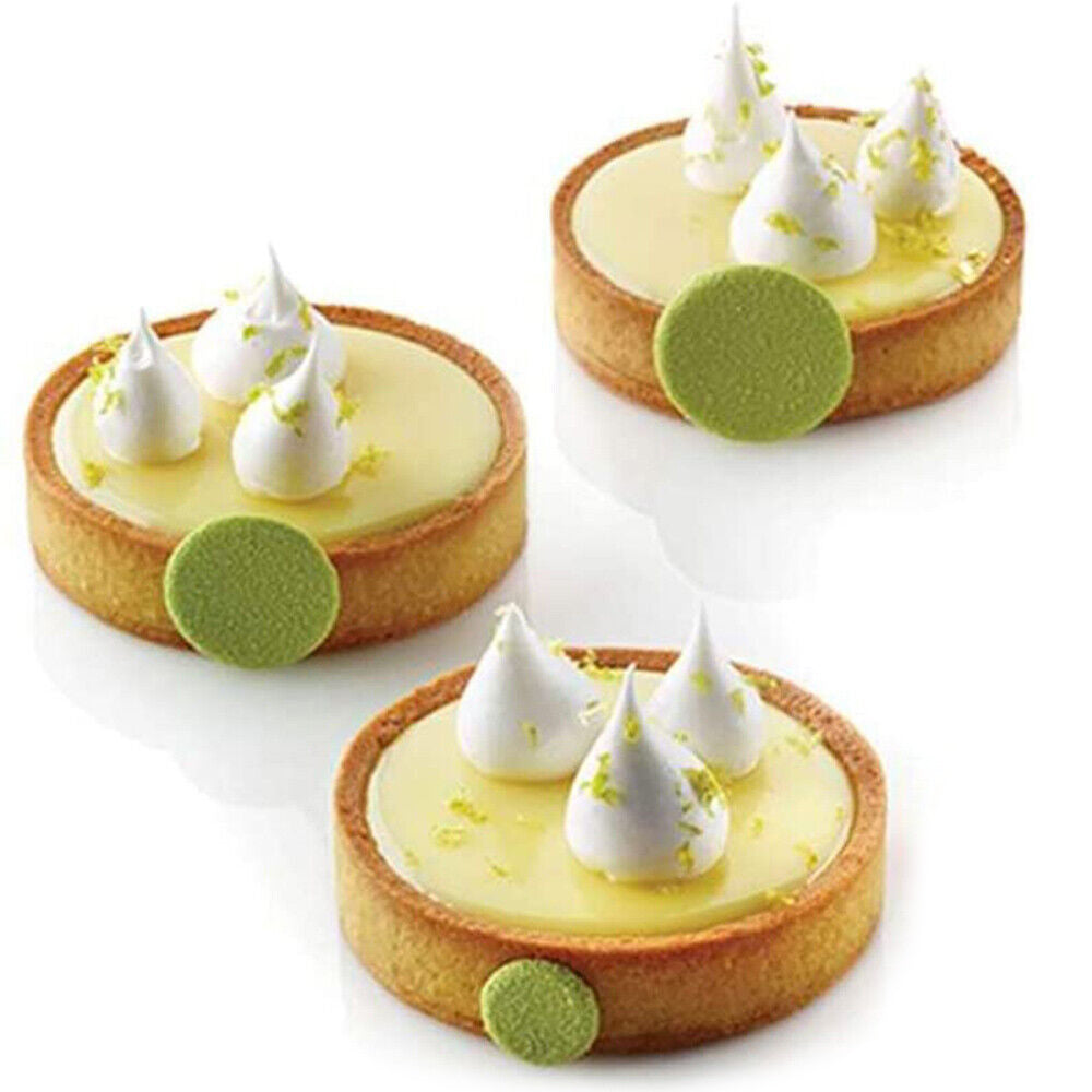 8Pcs DIY Round Perforated Cake Mold Cutter