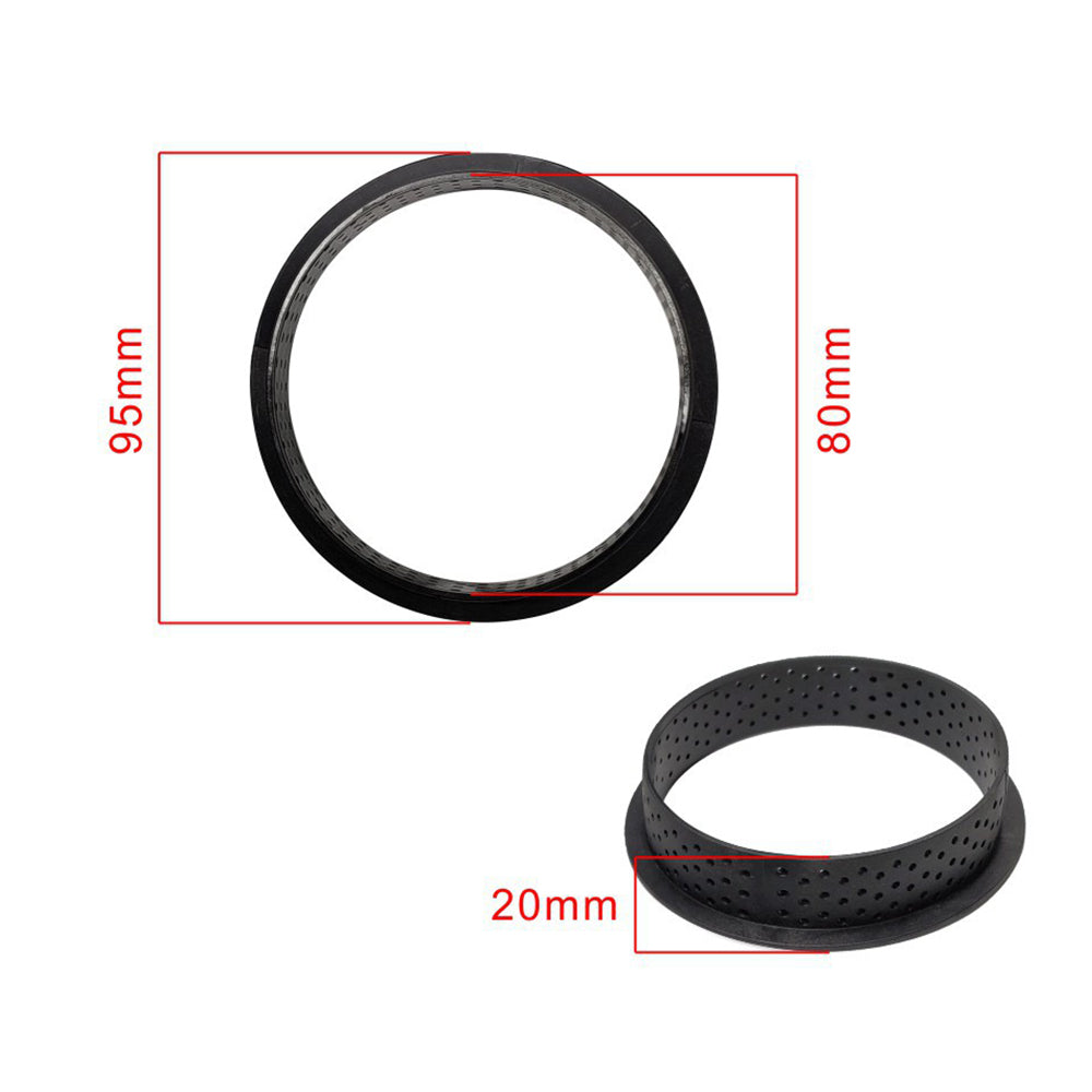 8Pcs DIY Round Perforated Cake Mold Cutter