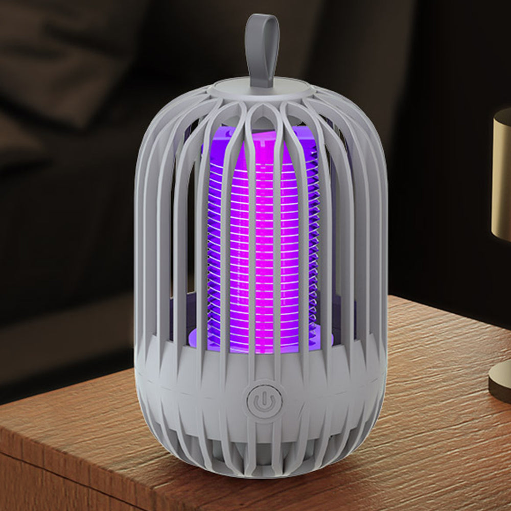 USB Electric Mosquito Killer Lamp Mosquito Zapper Trap Grey