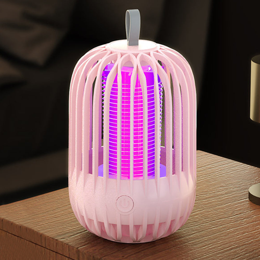 USB Electric Mosquito Killer Lamp Mosquito Zapper Trap Pink