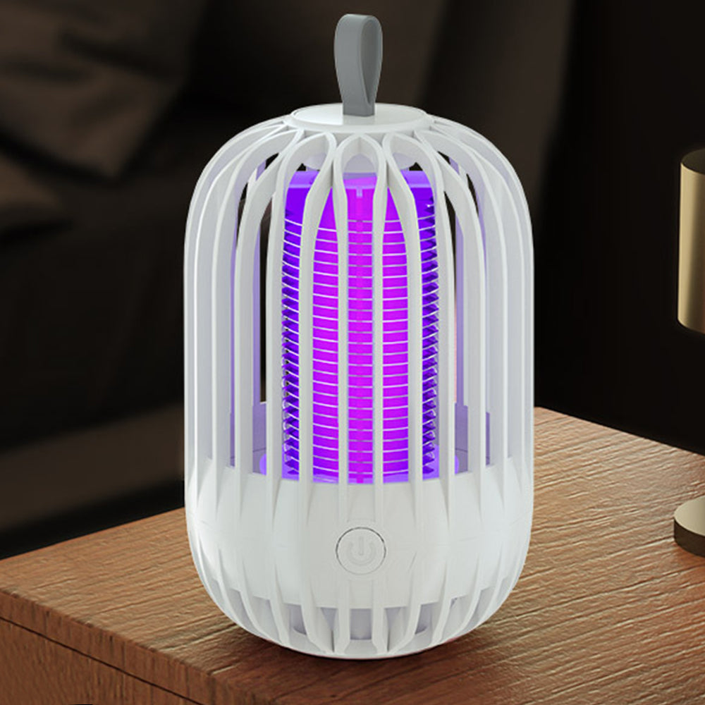 USB Electric Mosquito Killer Lamp Mosquito Zapper Trap White