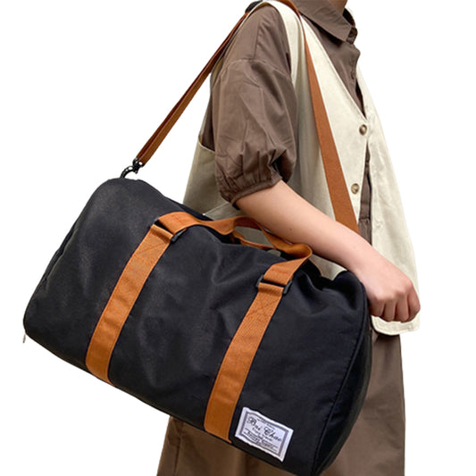 Travel Storage Bag Duffel Bag Crossbody Bag Shoulder Bag Overnight Bag Black