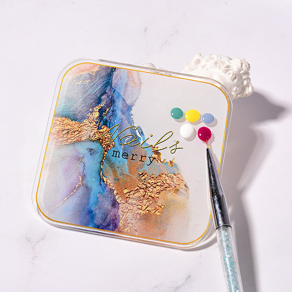 4 X Nail Art Palettes UV Sensitive Light Colour Change Nail Decals Pink