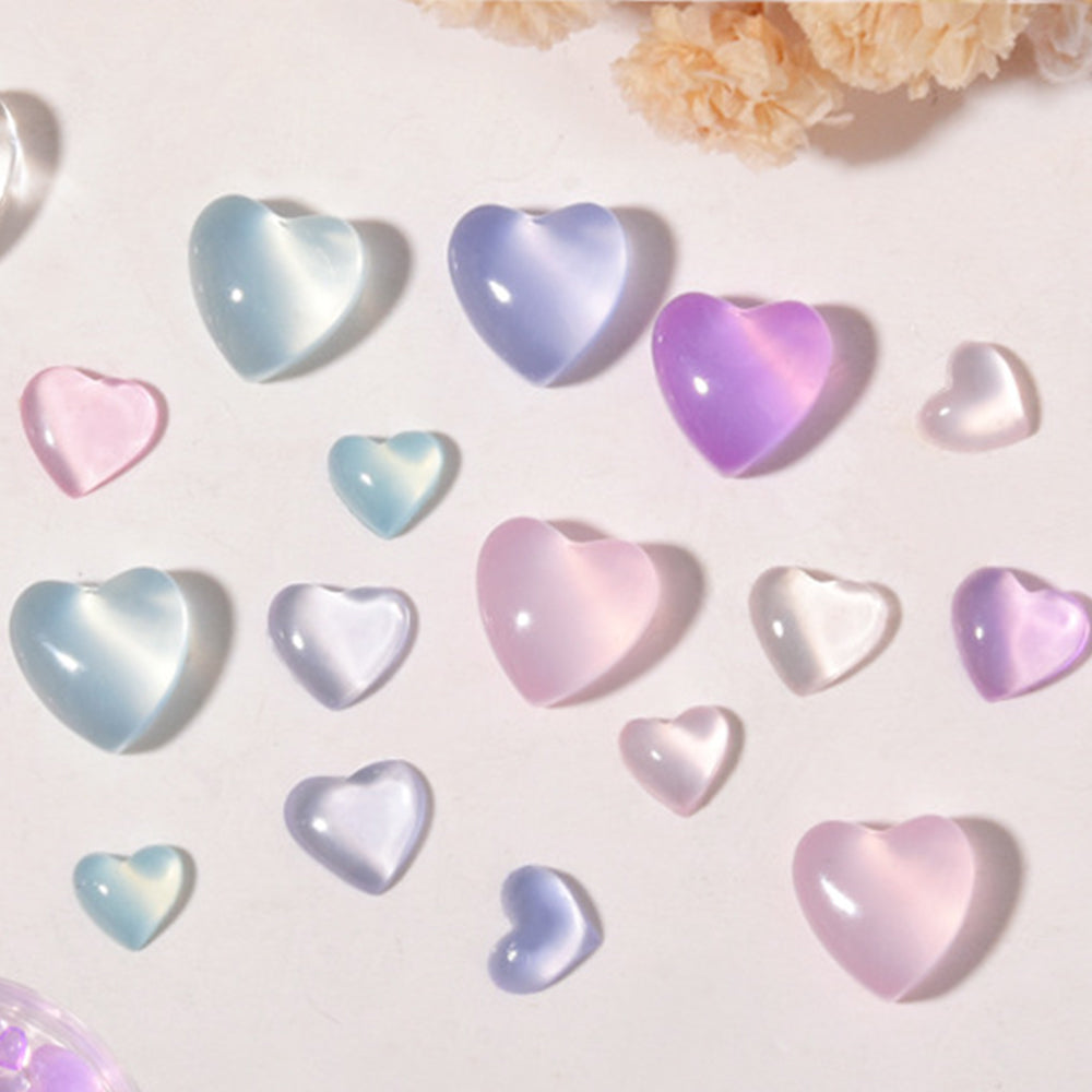 4 X Nail Art Palettes UV Sensitive Light Colour Change Nail Decals Pink