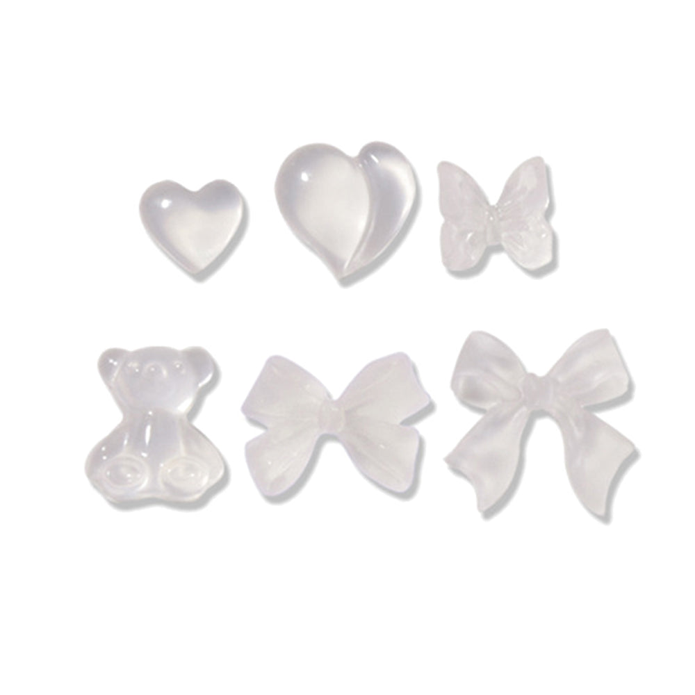 4 X Nail Art Palettes UV Sensitive Light Colour Change Nail Decals Pink