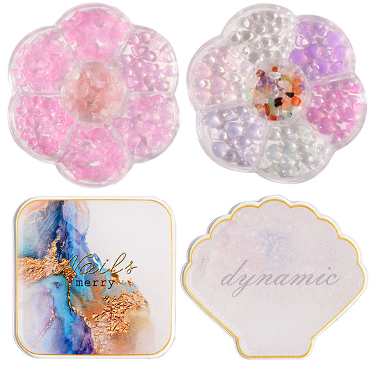 4 X Nail Art Palettes UV Sensitive Light Colour Change Nail Decals Pink