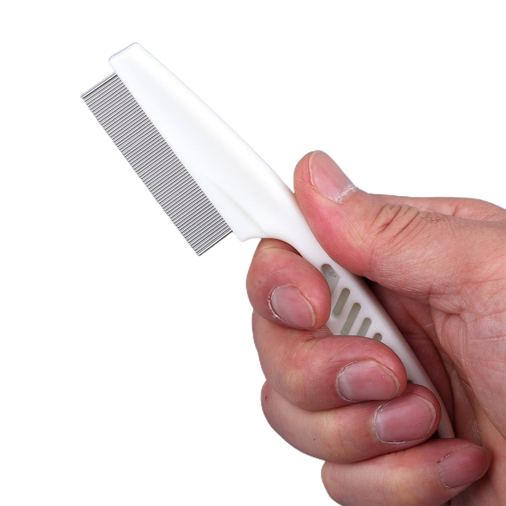 3 X Dog Flea Comb Pet Grooming Combs Shedding Hair Remove Brush