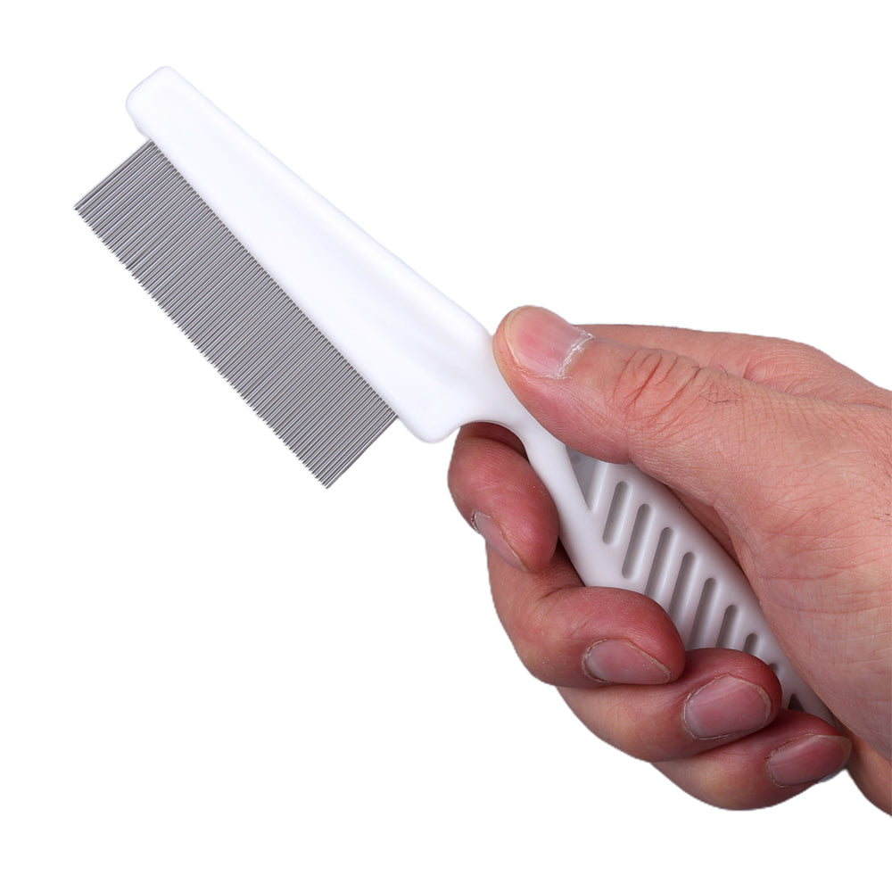 3 X Dog Flea Comb Pet Grooming Combs Shedding Hair Remove Brush