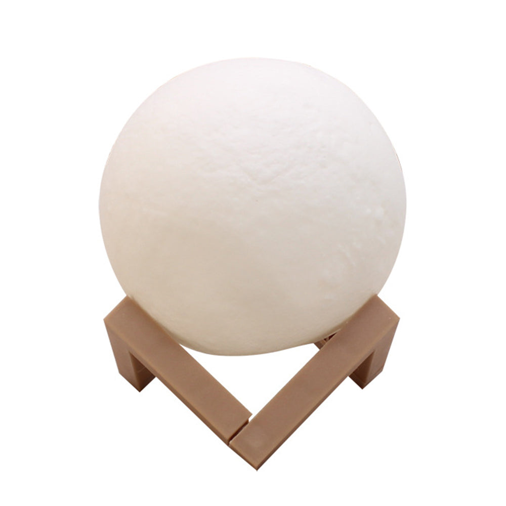 DIY Painting Moon Lamp Night Light White