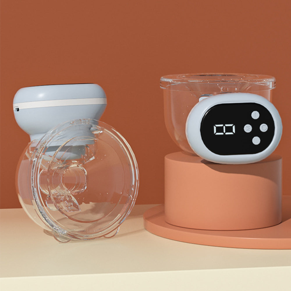 Portable USB Rechargeable Electric Breast Pump Blue