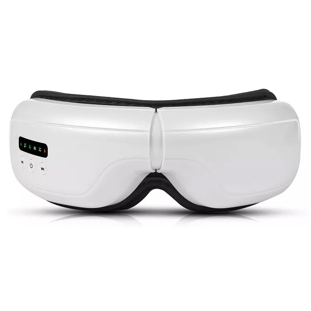 Electric Vibrate Heat Eye Massager Rechargeable Wireless Bluetooth Music Speaker