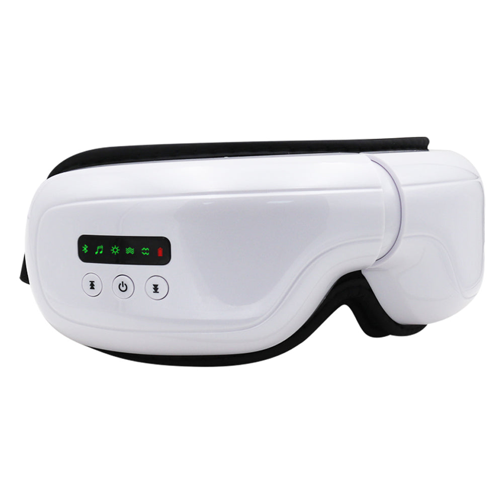 Electric Vibrate Heat Eye Massager Rechargeable Wireless Bluetooth Music Speaker