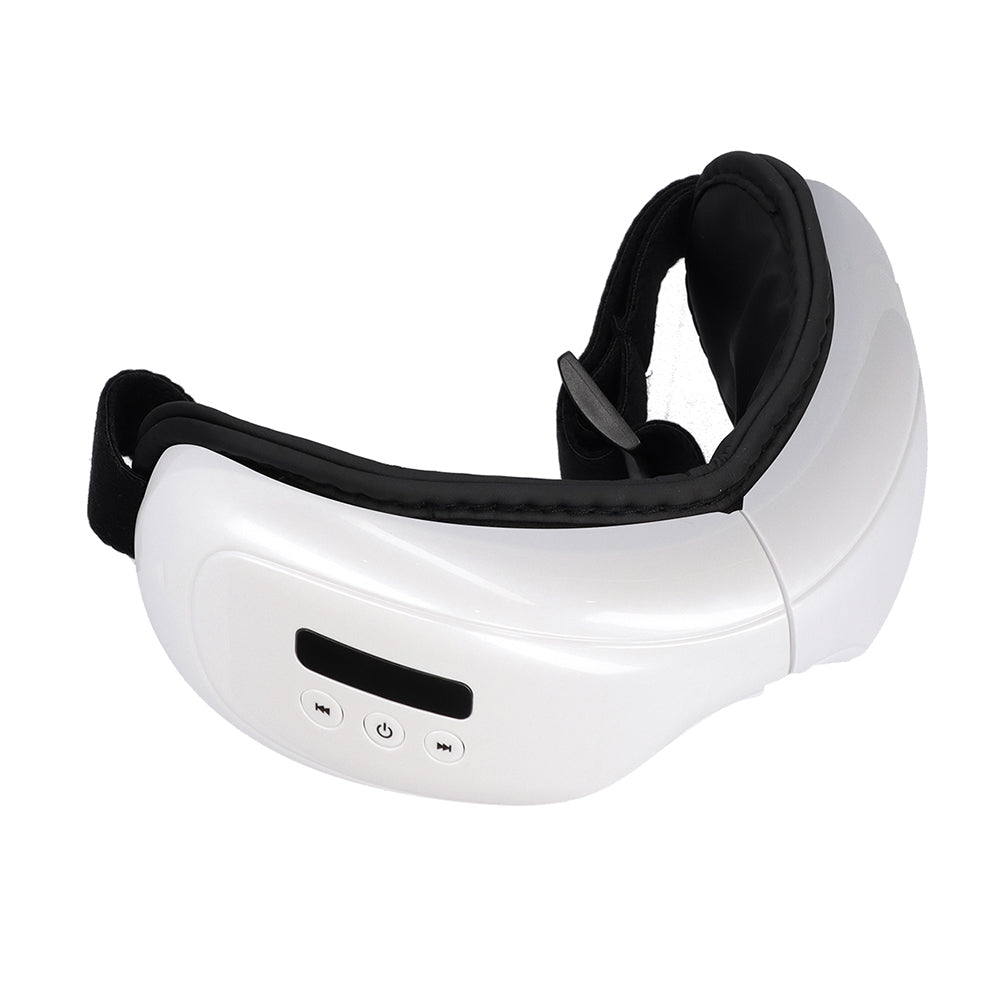 Electric Vibrate Heat Eye Massager Rechargeable Wireless Bluetooth Music Speaker