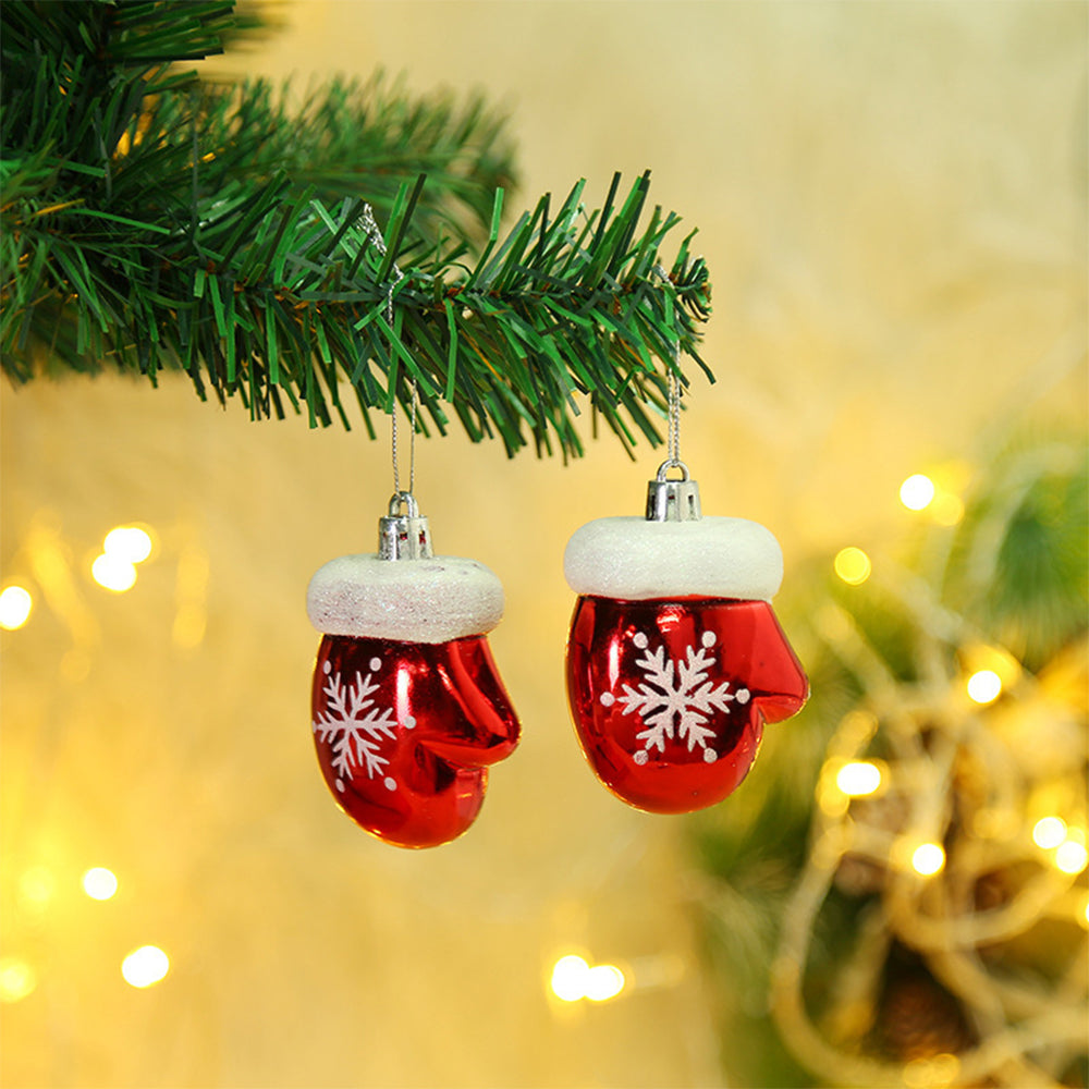 3 Pairs of Christmas Tree Hanging Pendants Christmas Ornaments