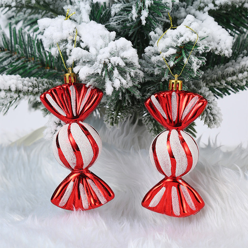 3 Pairs of Christmas Tree Hanging Pendants Christmas Ornaments