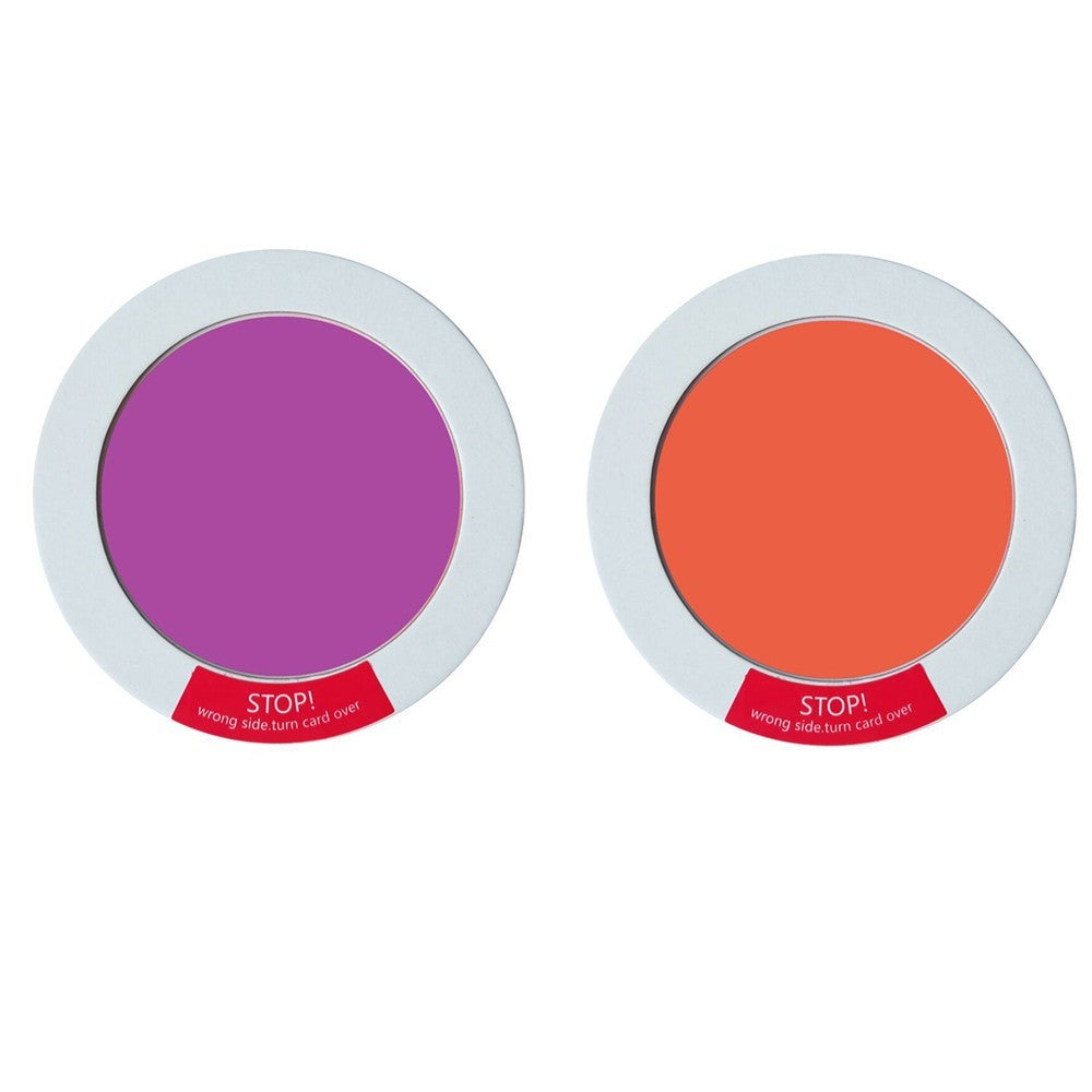 2X Newborn Baby Handprint Footprint Keepsake Kit Orange Purple