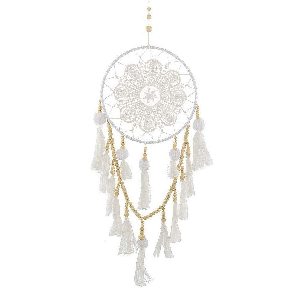 1X Hand Woven Macrame Dream Catcher with Tassels