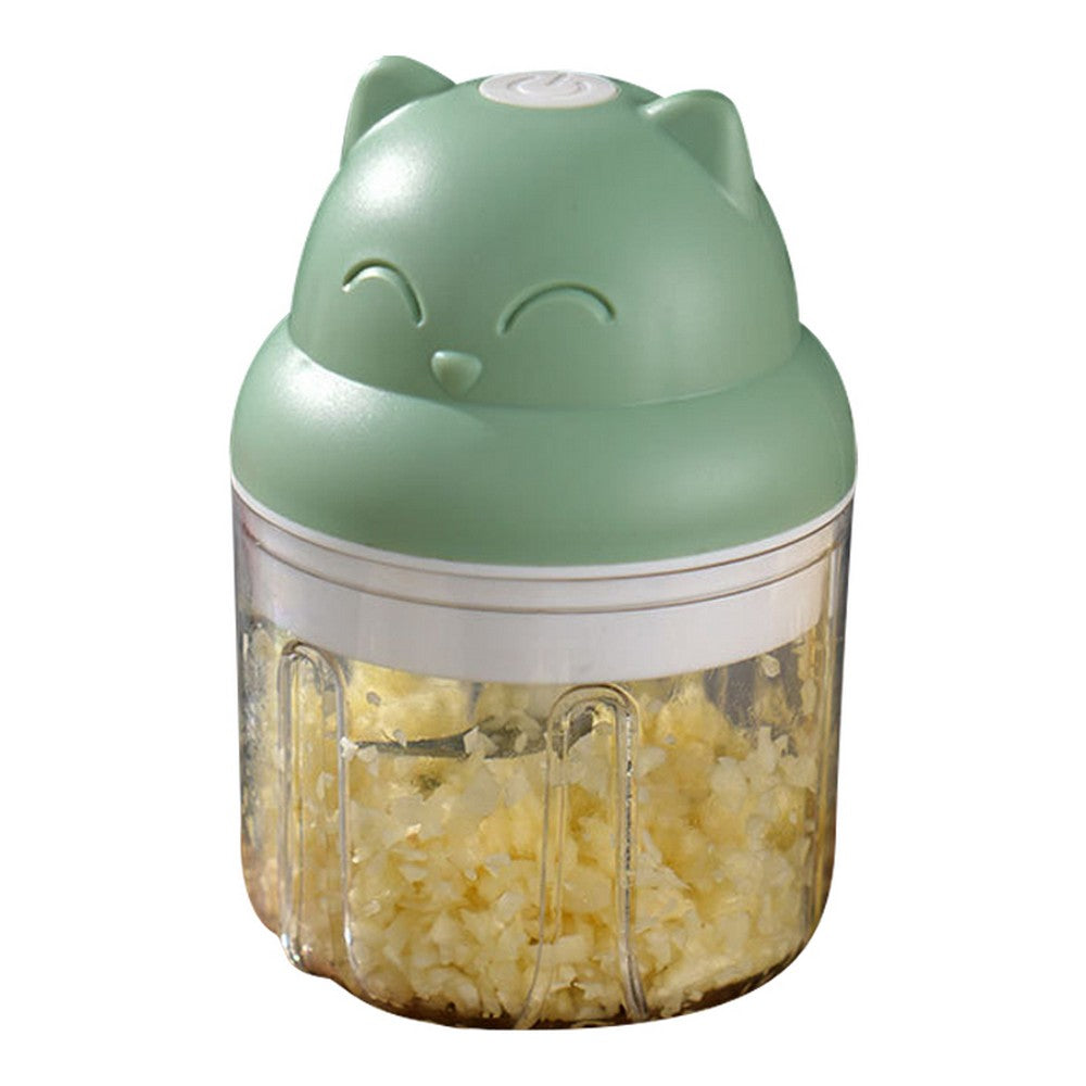 Cordless Electric Mini Garlic Chopper Green