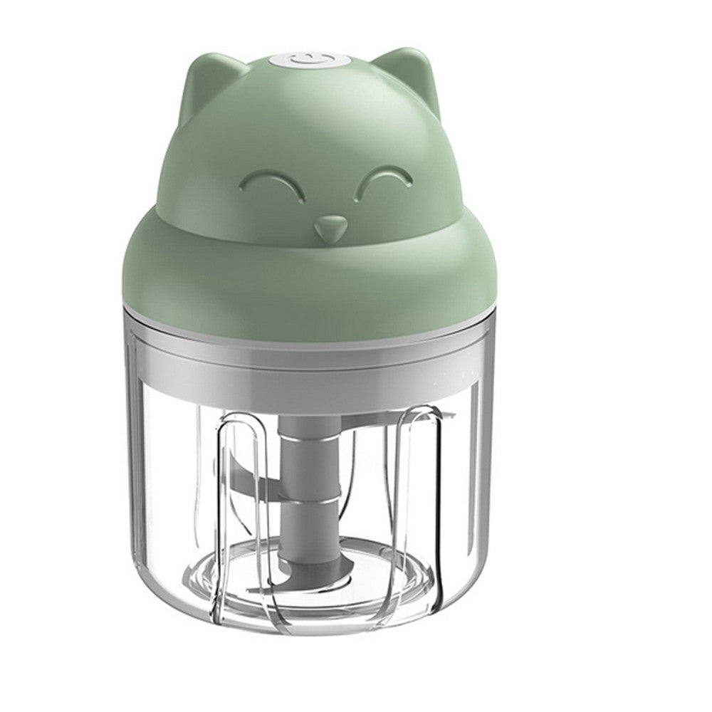 Cordless Electric Mini Garlic Chopper Green